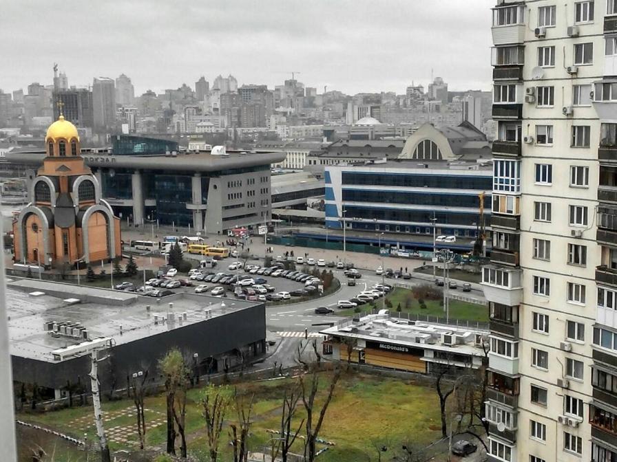 Apartmán Патриарха Скрипника 7,Жд Вокзал, Ультрамарин Kyjev Exteriér fotografie
